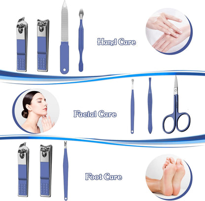 Manicure Set 30 in 1 Nail Clipper set, REDFLOW nail clippers, fingernail & toenail clippers, Manicure Tools, pedicure tools, Suitable for Travel Manicure Kit, Nail Set Kit With Everything Profe