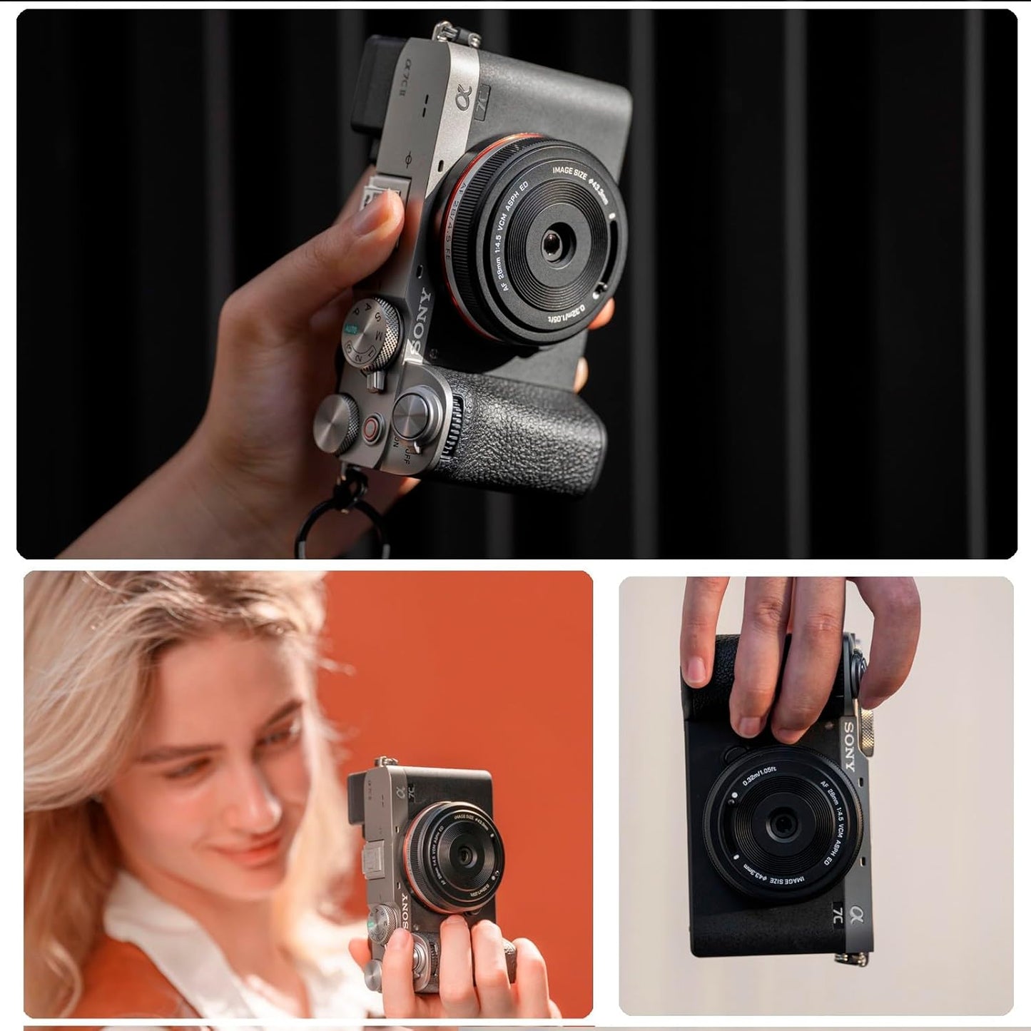 VILTROX 25mm f1.7 E, APS-C Lens for Sony E, Large Aperture STM Auto Focus Lens for Sony E-Mount A7C A7RII A7SII A7II A7RIII A7IV A7RIV A9 A1 ZVE1 A93 A6700 A6600 A6500 A6400 FX3 ZV-E10 FX30 ZV-E10II