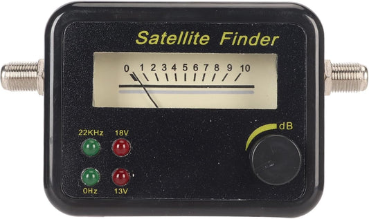 Digital Satellite Finder, TV Antenna Signal Detection Strength Meter Locator for Dish FTA HD Monitor DC13 to 18V with Compass