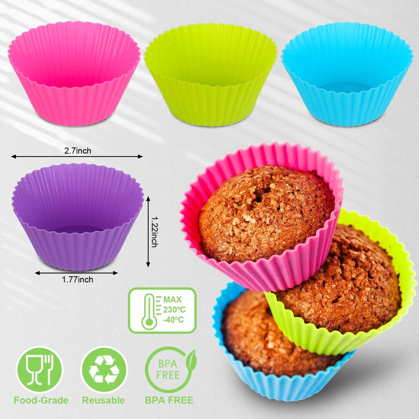 MaMix Bento Lunch Box Adult, Kids, Lunch Containers for Adults/Kids/Students,1300ML-4 Compartment (Blue)