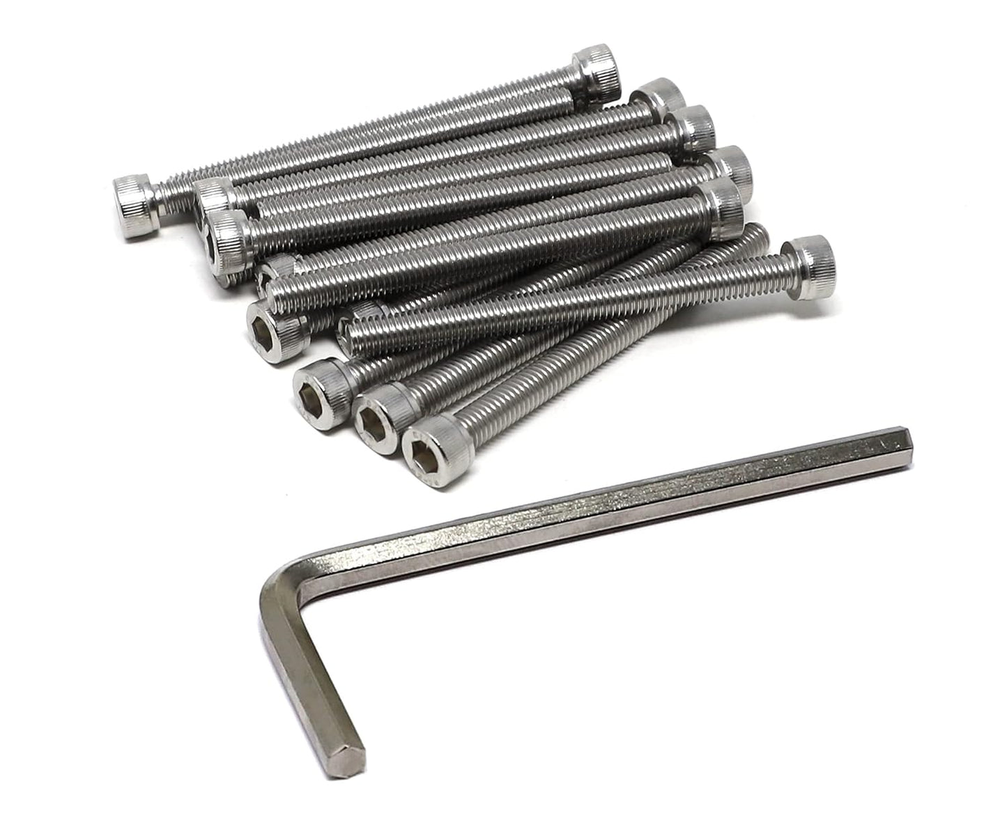 iexcell 25 Pcs M6 x 20mm Thread Pitch 1 mm Stainless Steel 304 Hex Socket Head Cap Screws Bolts Kit