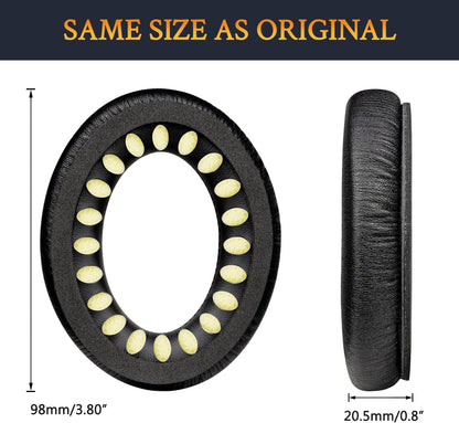 SoloWIT Earpads Cushions for Bose Headphones, Replacement Ear Pads for Bose QuietComfort 15 QC15 QC25 QC2 QC35/Ae2 Ae2i Ae2w/SoundTrue & SoundLink Around-Ear Series - QC25 PL Black&Blue