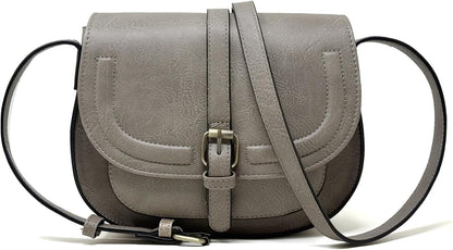 Crossbody Bags for Women Small Over the Shoulder Saddle Purses and Boho Cross body Handbags,Vegan Leather