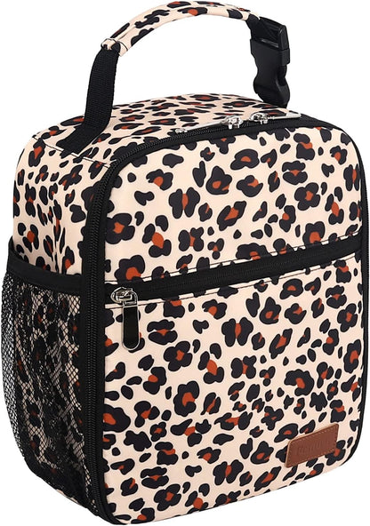 Lunch Box for Men Women Adults Small Lunch Bag for Office Work Picnic - Reusable Portable Lunchbox, Black