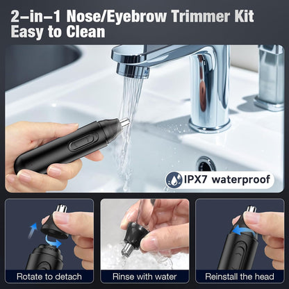 Purilite Select Nose Hair Trimmer for Men Rechargeable
