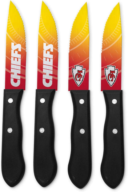 The Sports Vault by Inglasco NFL Chicago Bears Steak Knives