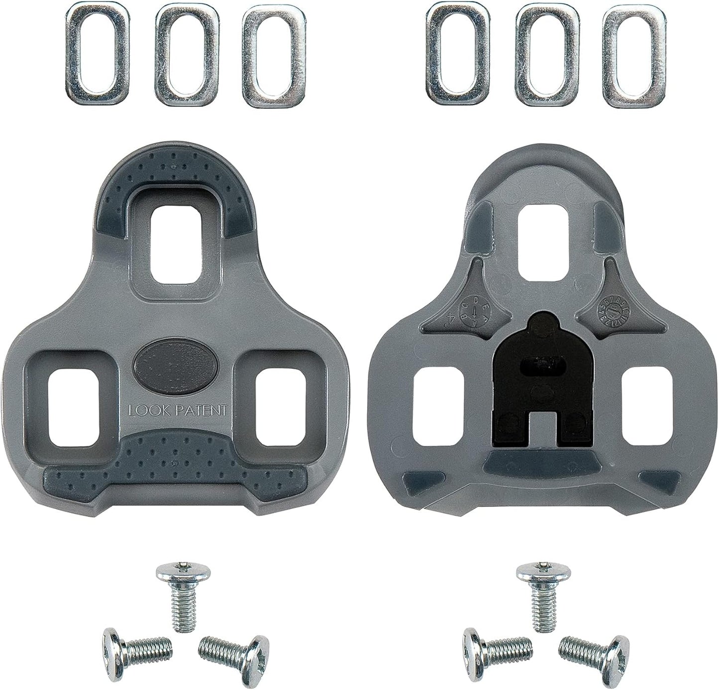 Look KEO Grip 4.5 Degree Cleats, Grey