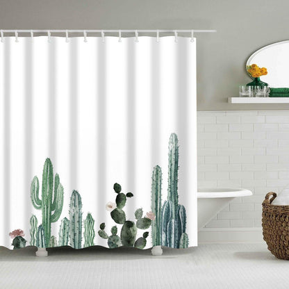Mantto Canadian Smoky Mountain Cliff Outdoor Idyllic Photo Art Shower Curtain, National Parks Home Decor Curtain, Waterproof Polyester Fabric Bathroom Shower Curtain with Hooks 72" x 72"