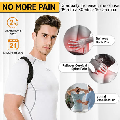 Purilite Select Back Brace Posture Corrector for Women and Men