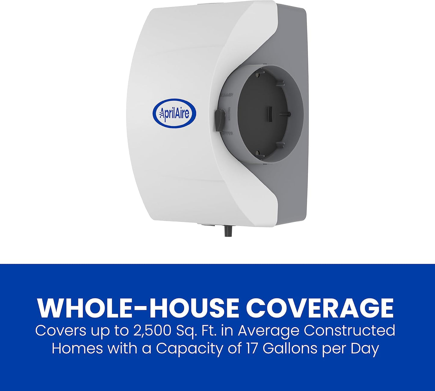 Aprilaire 600M Whole-House Humidifier with Manual Control