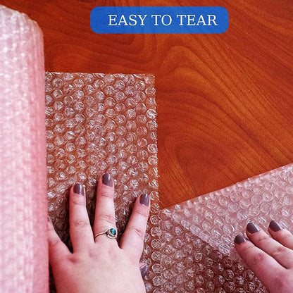 Bubble Cushioning Wrap Rolls 2-Pack,Easy to Tear Small Bubble Thicker & Durable for Packing Delivering & Moving Perforated every 12in 12 Inchx72 Feet Total (white),MR011902