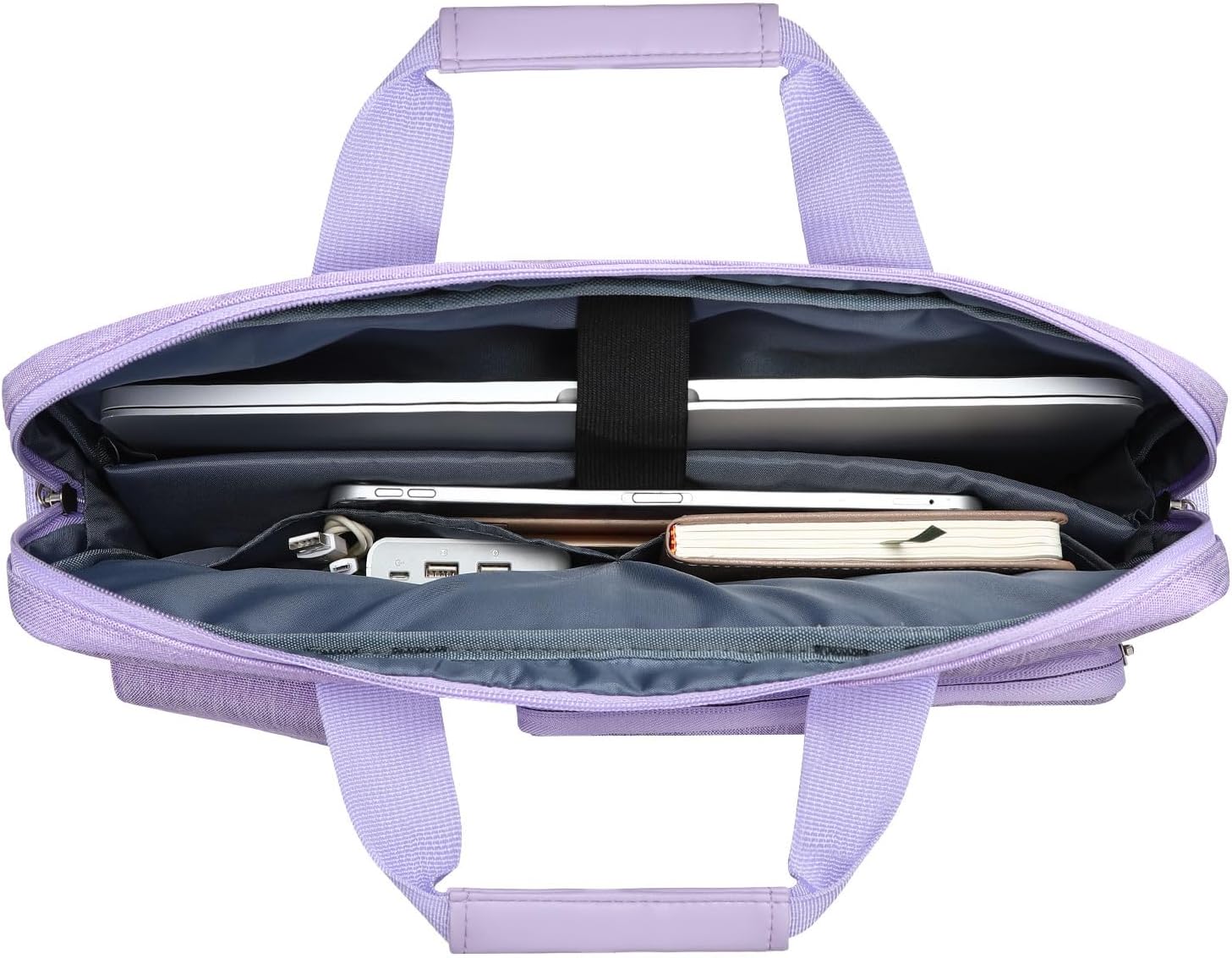 MOSISO Laptop Bag 16 inch, 15-15.6 inch Computer Shoulder Bag Compatible with MacBook Air 15 M4 M3 M2/Pro 16 M4 M3 M2 M1, Notebook &2 Raised&1 Flapover&1 Horizontal Pocket&Handle&Belt, Pink - PuriLite