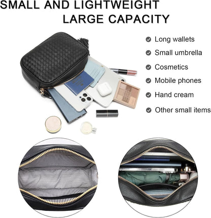 Crossbody Bags for Women Small Over the Shoulder Saddle Purses and Boho Cross body Handbags,Vegan Leather