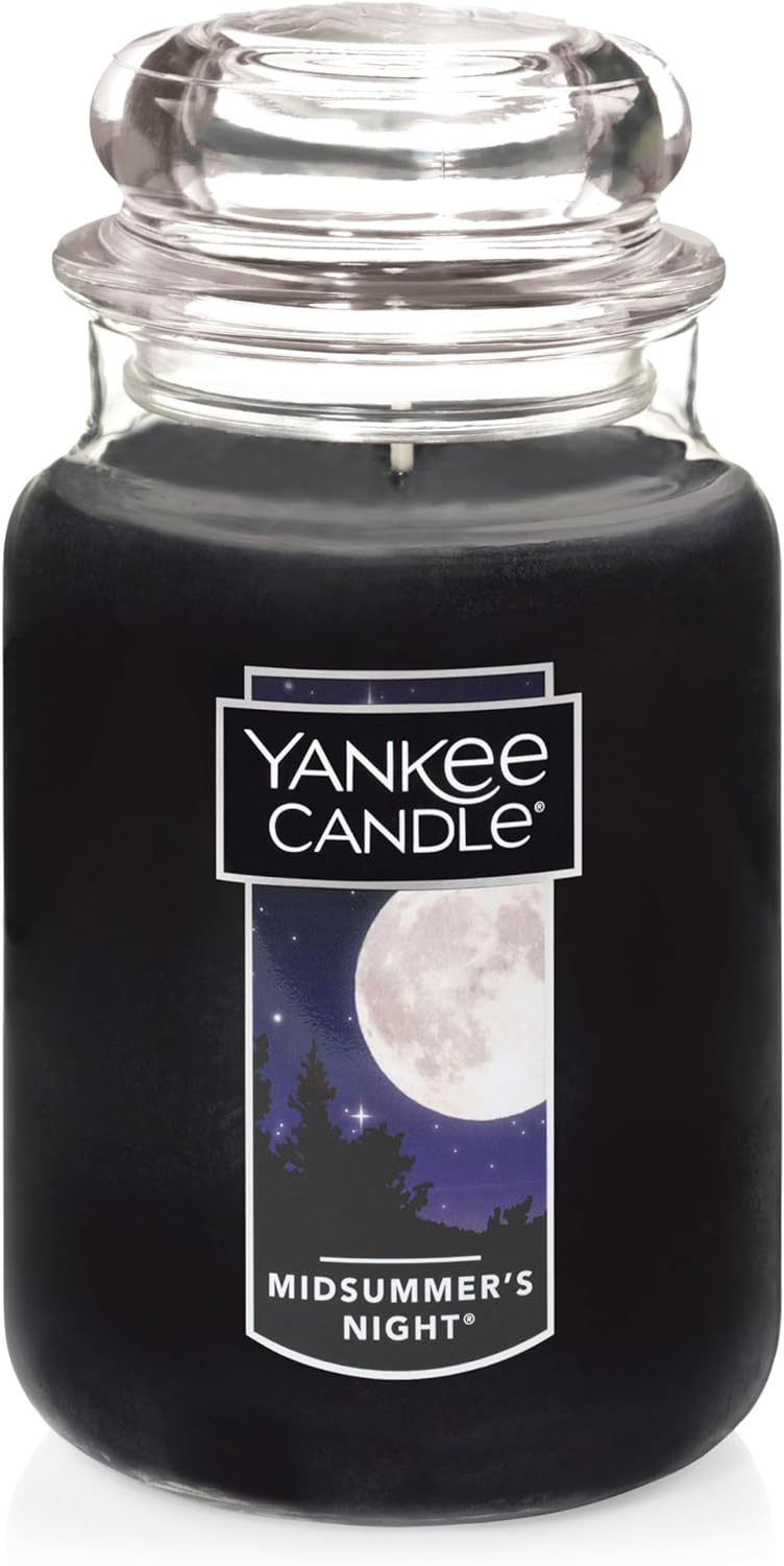 Yankee Candle Scented Candle, Sage & Citrus, Original Large Jar Candle, 110-150 Hours of Burn Time, 22 oz.