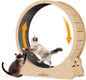Homegroove Cat Wheels for Indoor Cats, Cat Exercise Wheel Treadmill with Carpeted Runway, Cat Running Wheel for Kitty’s Longer Life, Fitness Weight Loss Device, (XXL, Natural Wood)