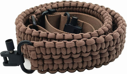 VVAAGG Two-Point Sling with Swivel, Non-Slip Paracord Sling with Adjustable Length Strap
