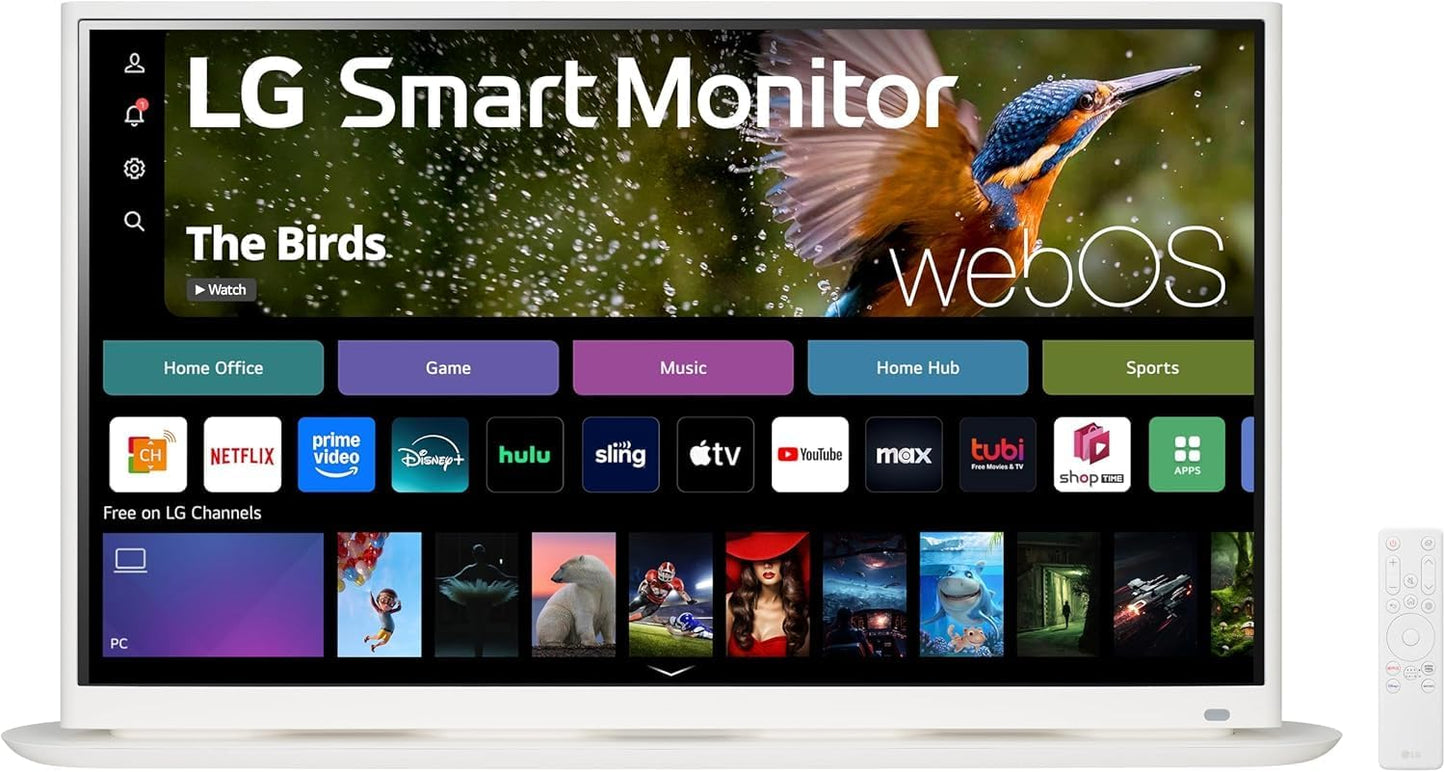 LG 27" 27BA45U-B 27" Ultrafine UHD (3840 x 2160) 4K IPS Monitor – 5ms 60Hz HDR10, DCI-P3 90%, Tilt/Height/Swivel/Pivot Adjustment, HDMI & DisplayPort, Eye Comfort, Black