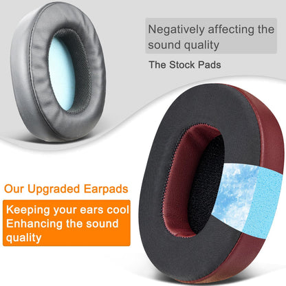 SOULWIT Replacement Earpads for Skullcandy Hesh 3/ANC/Evo & Crusher Wireless/ANC/Evo & Venue ANC Over-Ear Headphones, Ear Pads Cushions with Noise Isolation Foam - Hesh3 PL Black