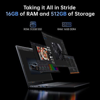 ACEMAGIC Laptop Computer Intel N97 Windows Laptop 15.6-in 16GB DDR4 512GB SSD Ordinateur Portable Numeric Keypad WiFi5 HDMI Type-C USB3.2 TRRS Webcam Office Laptops Student Laptops
