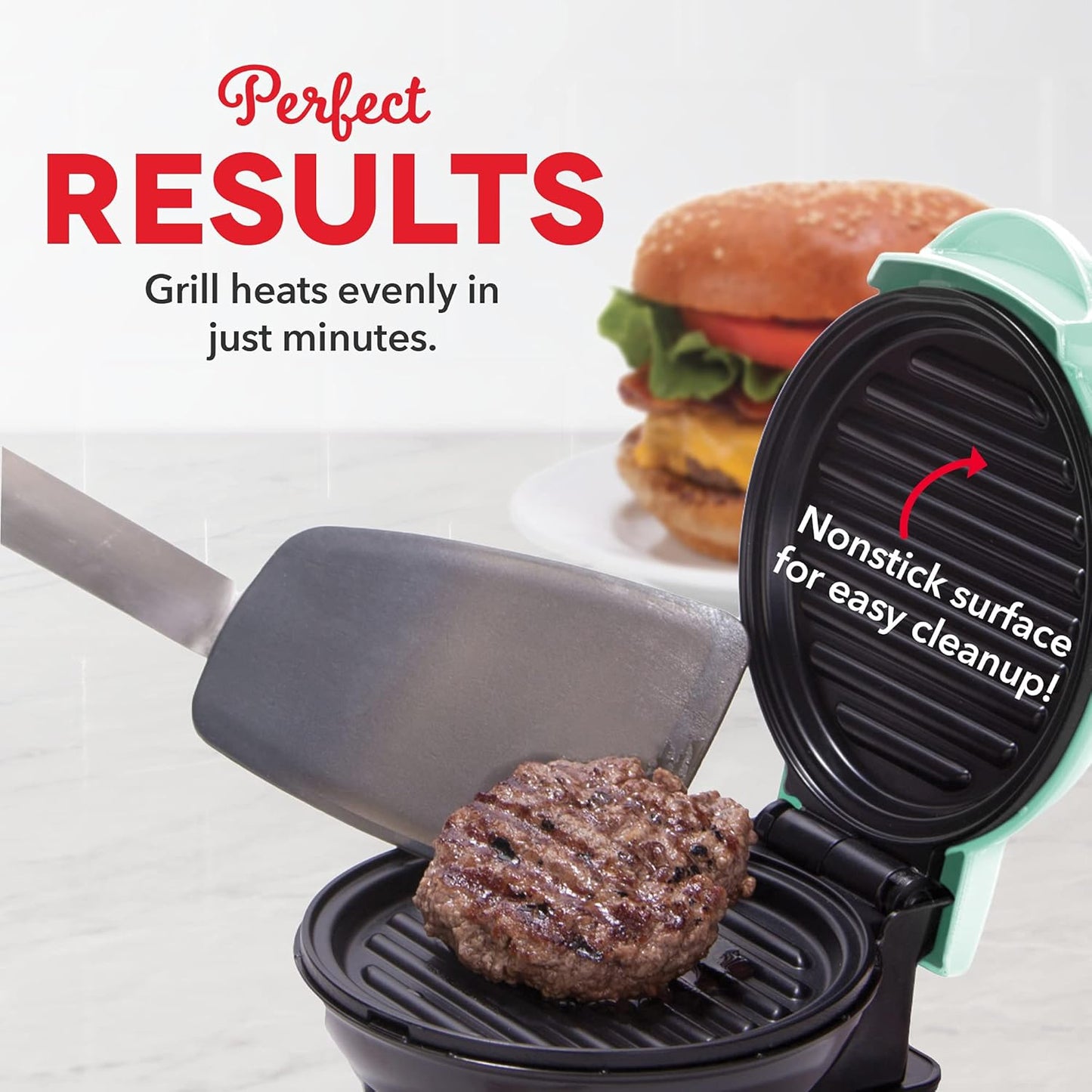 Dash DMG001AQ Mini Maker Grill, Aqua