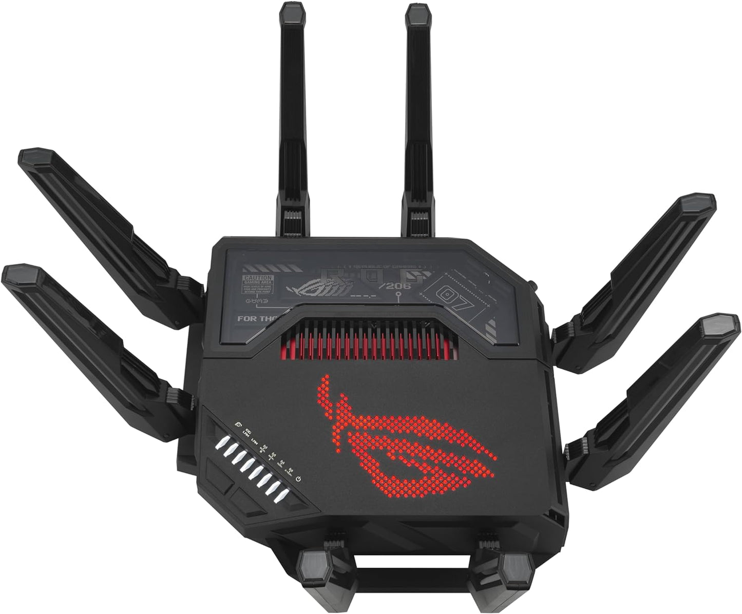 ASUS ROG Rapture WiFi 6E Gaming Router (GT-AXE16000) - Quad-Band, 6 GHz Ready, Dual 10G Ports, 2.5G WAN Port, AiMesh Support, Triple-Level Game Acceleration, Lifetime Internet Security, Instant Guard