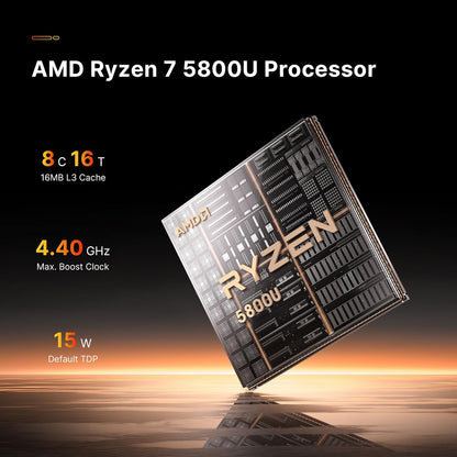 BOSGAME M4 Mini PC Oculink, AMD Ryzen 7 8745HS 32GB DDR5 RAM 1TB PCIe4.0 SSD,Radeon 780M Quad Displays,USB4,Dual LAN 2.5GbE LAN Micro Desktop Computer