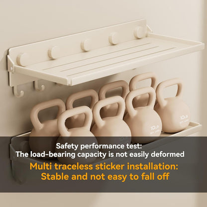 Foldable Kitchen Storage Rack No-drill Spice Rack Wall Mounted