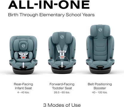 Cybex Callisto G 360 Rotating All-in-One Car Seat, Easy Install, 4-120 lbs