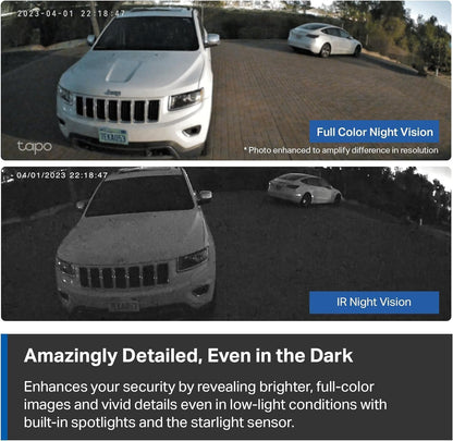 TP-Link Tapo 2K Indoor Home Security WiFi Camera, Up to 30ft Night Vision, Privacy Mode, Sound & Light Alarm, Up to 512 GB microSD Card Slot, Two-Way Audio, Works w/Alexa and Google (Tapo C110)