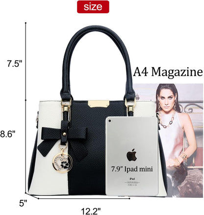 KKXIU Trendy Tote Bag for Women Lightweight Oxford Big Capacity Shoulder Purses and Handbags