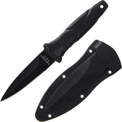 Smith & Wesson 10.6in High Carbon S.S. Fixed Blade Knife with 5.2in Tanto Blade and TPE Handle for Outdoor, Tactical, Survival and EDC