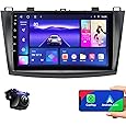 Eonon Android 13 Radio Compatible with Mazda 3 2010 2011 2013 2013 CarPlay & Android Auto, 2GB+32GB, Car Stereo for 2010-2013 Mazda 3 Headunit, 9'' IPS Screen, Bluetooth 5.4, Backup Camera-M3BLA13