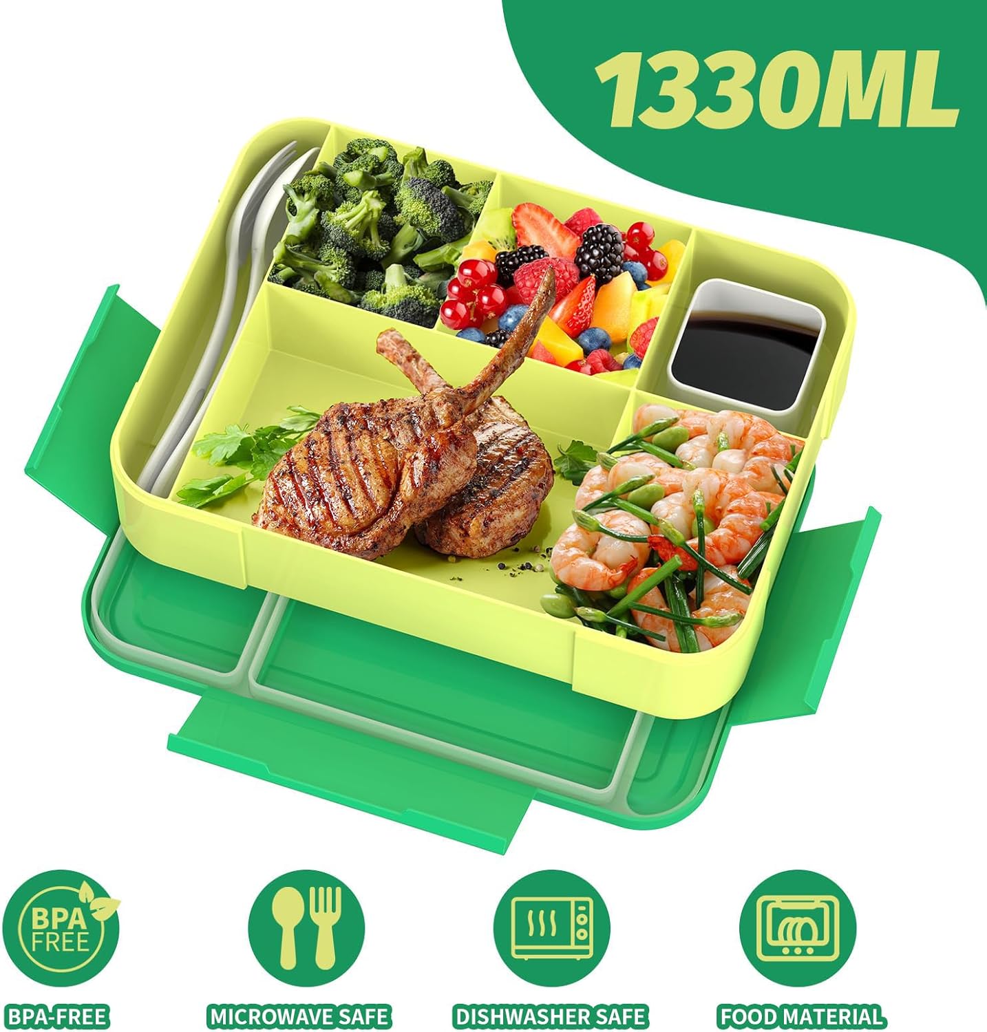 Hap Tim Bento Box Lunch Box for Kids (CA1265-BL)
