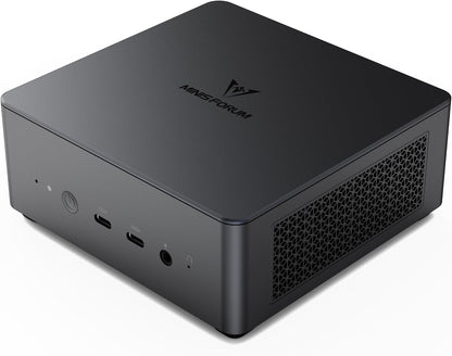 MINISFORUM UM760 Slim Mini PC AMD Ryzen 5 7640HS(6C/12T, up to 4.3GHz) 16GB RAM 1TB SSD Micro Computer, HDMI(4K), DP(4K),USB4(8K) Triple Video Output, AMD Radeon 760M Graphics 2.5G LAN Small PC