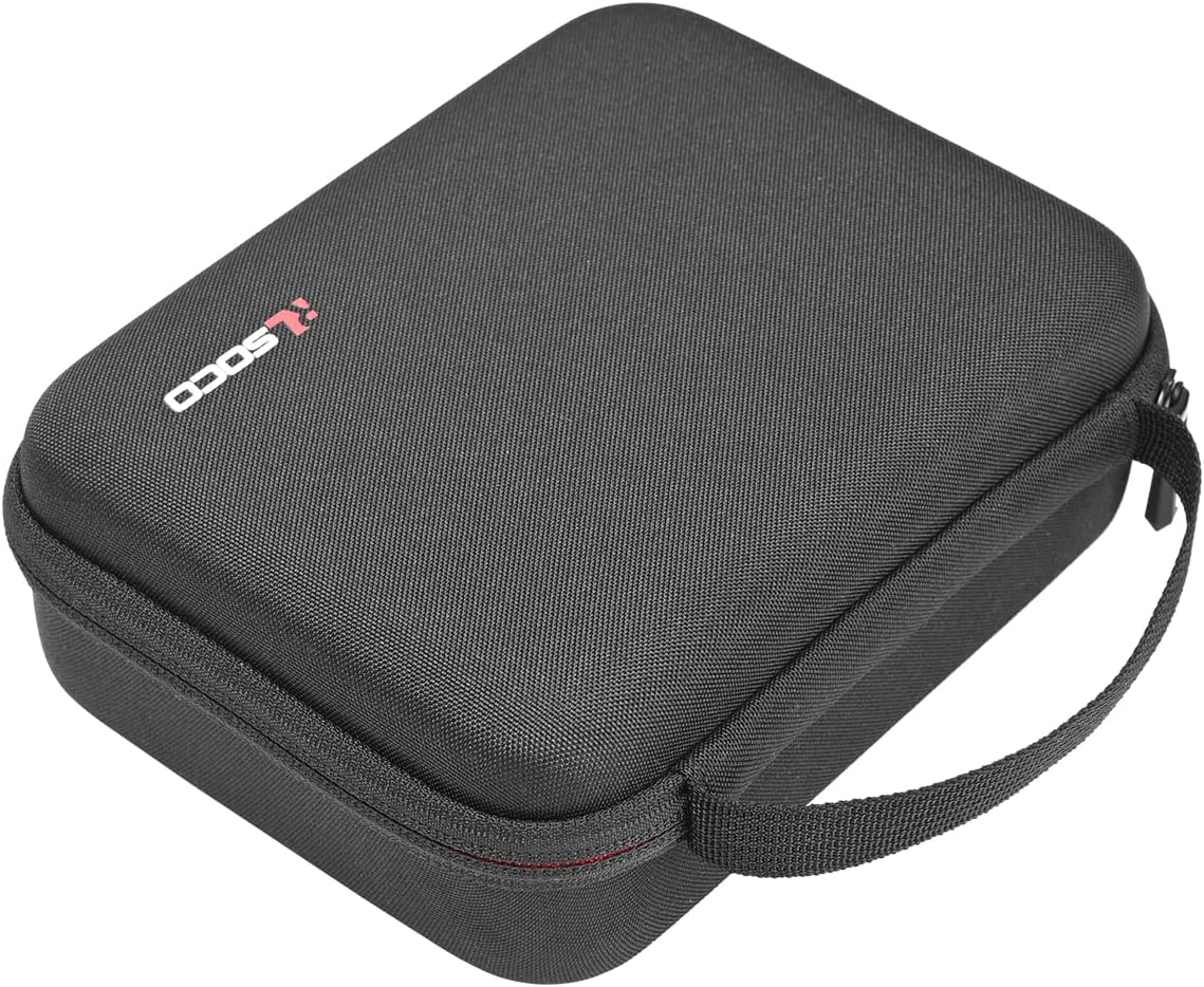 RLSOCO Case for GL.iNet GL-SFT1200/GL-MT3000/GL-AXT1800/GL-BE3600/GL-A1300 Travel WiFi Router, Fits GL.iNet Opal/Beryl AX/Slate AX/Slate 7 Routers - Black (Case Only)