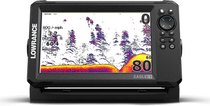 Lowrance Eagle Eye™ 9 Live AMER, 9" IPS Screen, Eagle Eye™ transducer, C-MAP® Inland Charts for The US, with Coverage of Over 17,000+ American Lakes