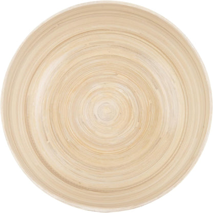 Restaurantware-Bambuddha 15 Ounce Small Salad Bowl, 1 Heavy-Duty Round Salad Bowl - Sustainable, Reusable, Black Bamboo Serving Dish, for Serving Salads, Fruits, and Appetizers