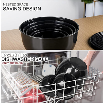 Purilite Select Plastic Mixing Bowl Set
