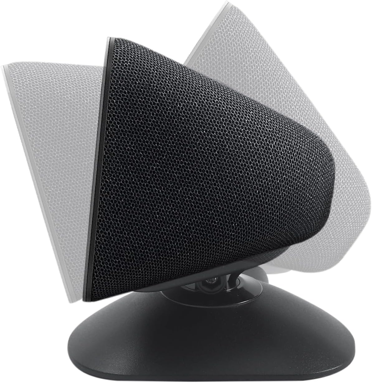 Dianves Adjustable Stand for Echo Show 5 (3rd Gen)， Tilt + Swivel Stand Multi Angle Rotation Magnetic Anti-Slip Base for Show 5,Rotatable All Around Compatible with Mobile Phones (White)