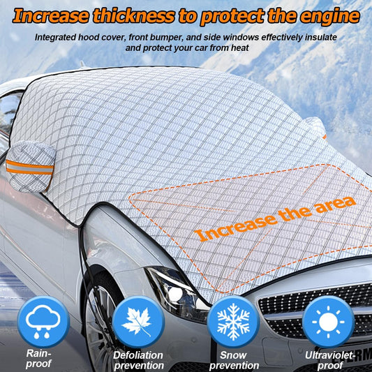 Windshield and Hood Ice and Snow Cover with Sun Shade