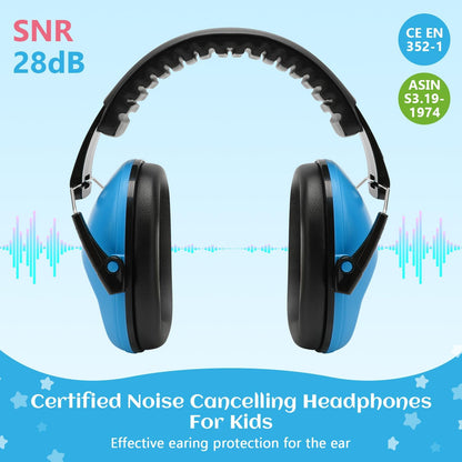 2 Pack Noise Canceling Headphones for Kids, Kids Ear Protection Earmuffs for Autism, Toddler, Children, Noise Cancelling Sound Proof Earmuffs/Headphones for Concerts, Air Shows, Fireworks