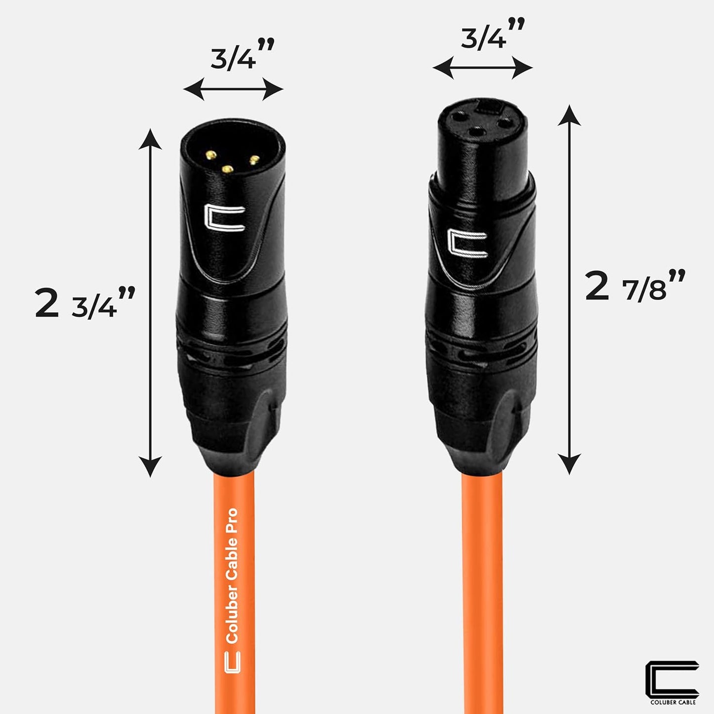 Balanced XLR Cable Male to Female - 6 Feet Pink - Pro 3-Pin Microphone Connector for Powered Speakers, Audio Interface or Mixer for Live Performance & Recording