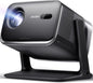 Aurzen Boom mini Google TV 4K Supported Smart Projector with WiFi and Bluetooth, Outdoor & Home Movie Projector with 20W Speakers DoIby Audio, Real-Time Focus & Keystone, 500 ANSI Lumens, Black