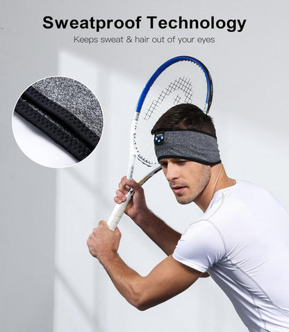 Sleep Headphones Bluetooth Headband, Voerou Wireless Sleeping Headphones Earbuds Sleep Mask with Stereo Speakers-Cool Tech Gadget for Men Women,Perfects for Sleep Workout Running Yoga Travel Insomnia