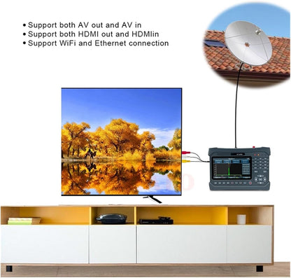 ST 6986 Satellite Signal Finder Locator DVB-S2 S DVB T T2 Satellite Signal Meter for Dish Network Directv