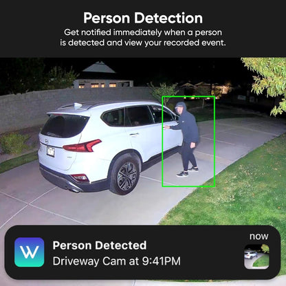 Wyze Cam v3 with Color Night Vision, Wired 1080p HD Indoor/Outdoor Security Camera, 2-Way Audio, Works with Alexa, Google Assistant, and IFTTT, 2-Pack