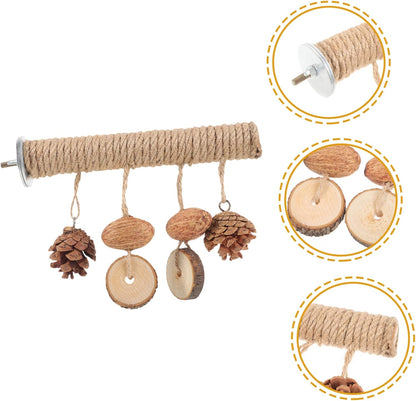 ifundom 4pcs Pet Bird Parrot Chewing Toy for Birds Parakeet Supplies Cage Cockatiel Toy Funny Parakeet