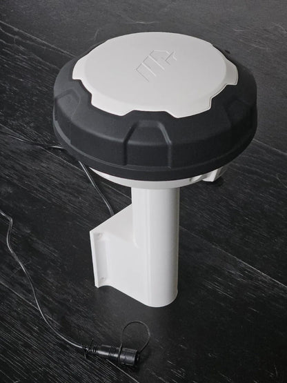 Wall Mount for Mammotion Luba/Yuka RTK Antenna - Mounting Bracket for Secure Installation & Precise Positioning (Black)