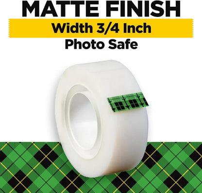 Scotch Tape Magic Tape, 19mm Wide x 25.4m, 8 Rolls