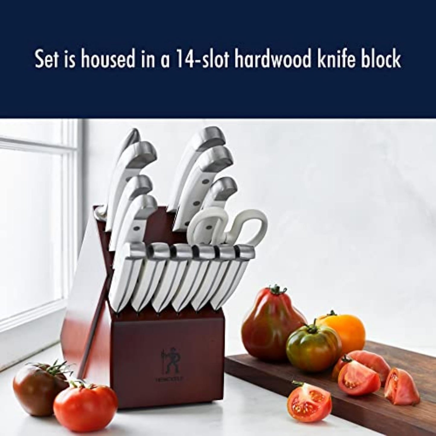 J.A. Henckels International Statement 20-pc Knife Block Set - Dark Brown